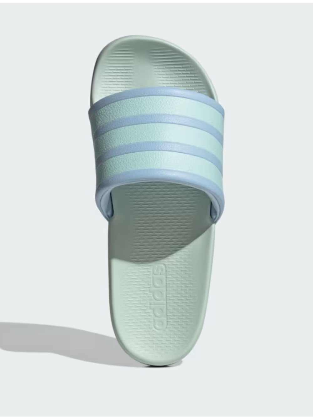 adidas Women's Adilette Comfort 2.0 Slide. GLOW BLUE/HALO MINT/HALO MINT-NWT